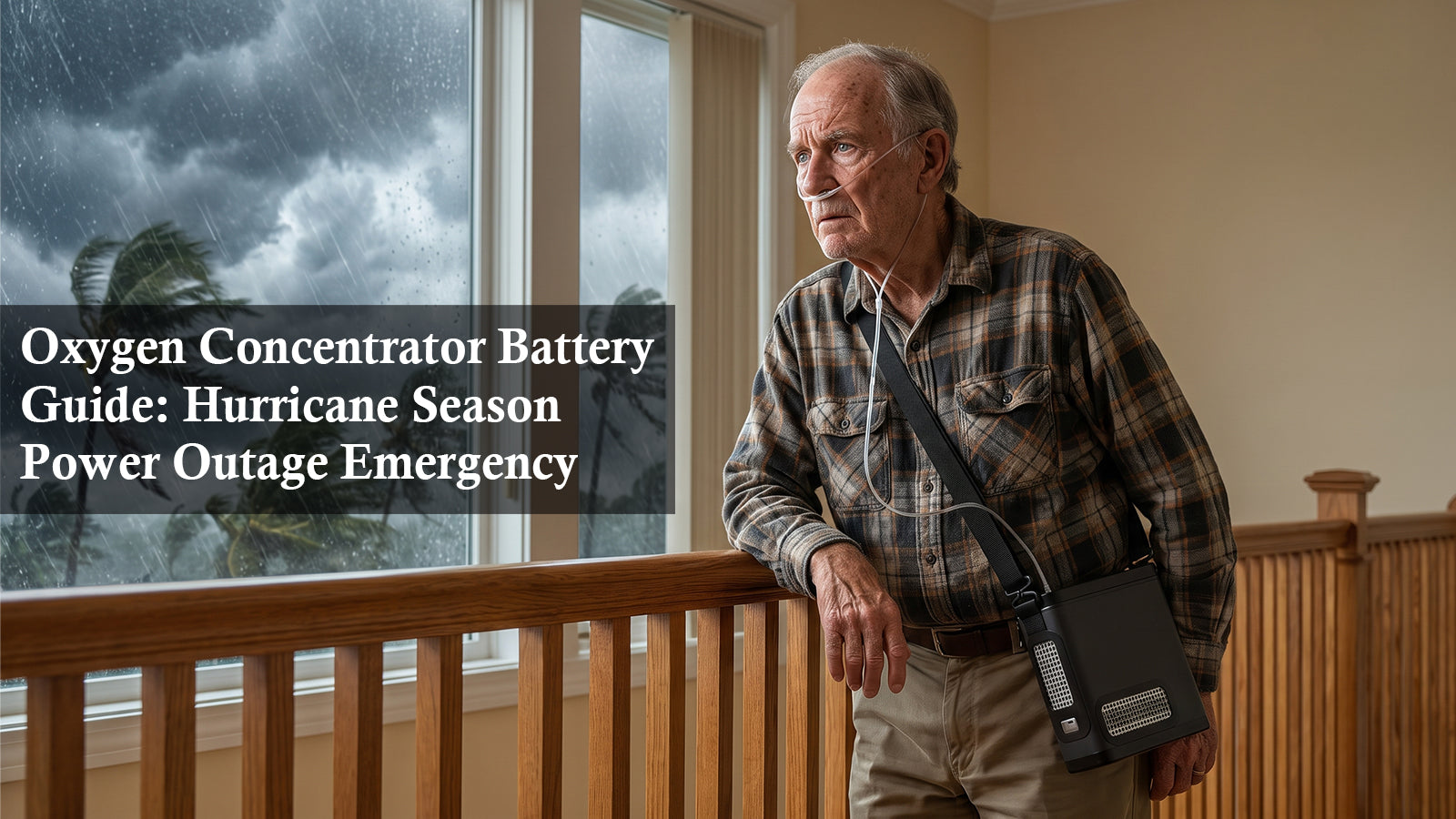 Oxygen Concentrator Battery Guide: Hurricane Season Power Outage Emergency