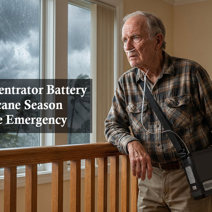 Oxygen Concentrator Battery Guide: Hurricane Season Power Outage Emergency