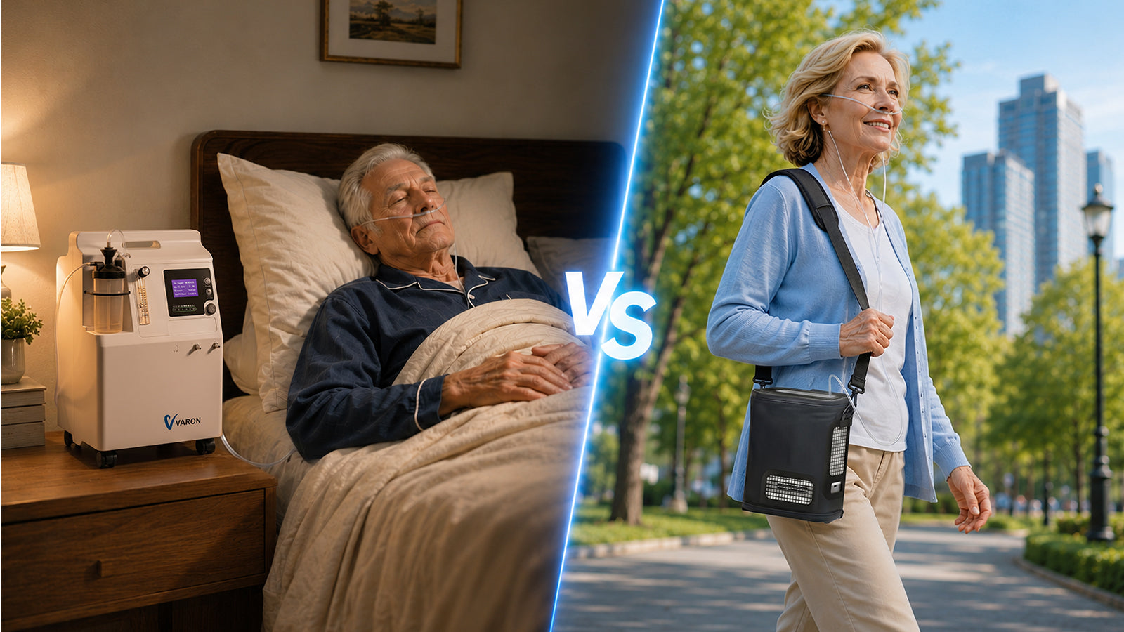 Home Oxygen Concentrator vs Portable Oxygen Concentrator: What's the Difference?