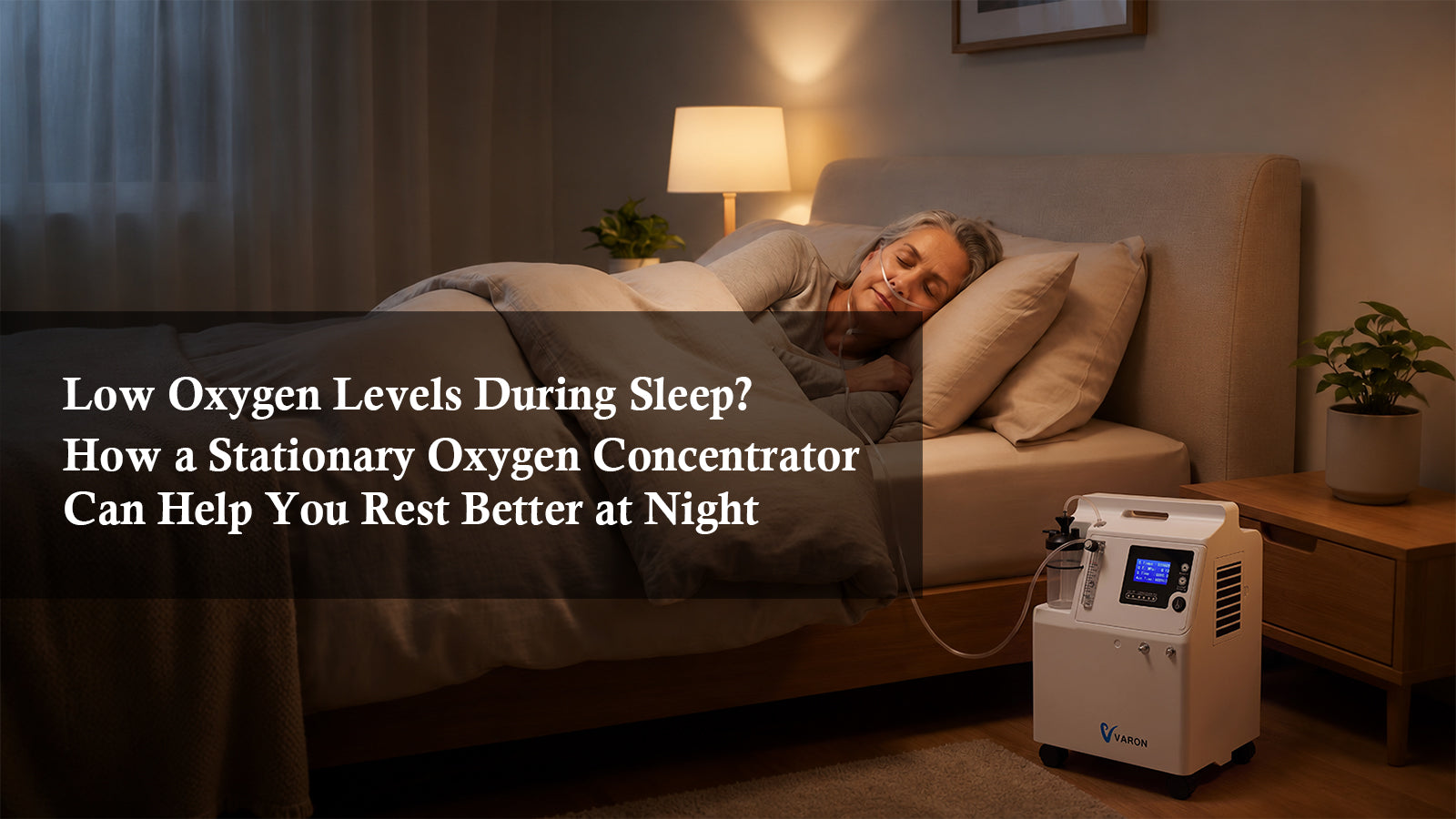 Low Oxygen Levels During Sleep? How a Stationary Oxygen Concentrator Can Help You Breathe Easier at Night