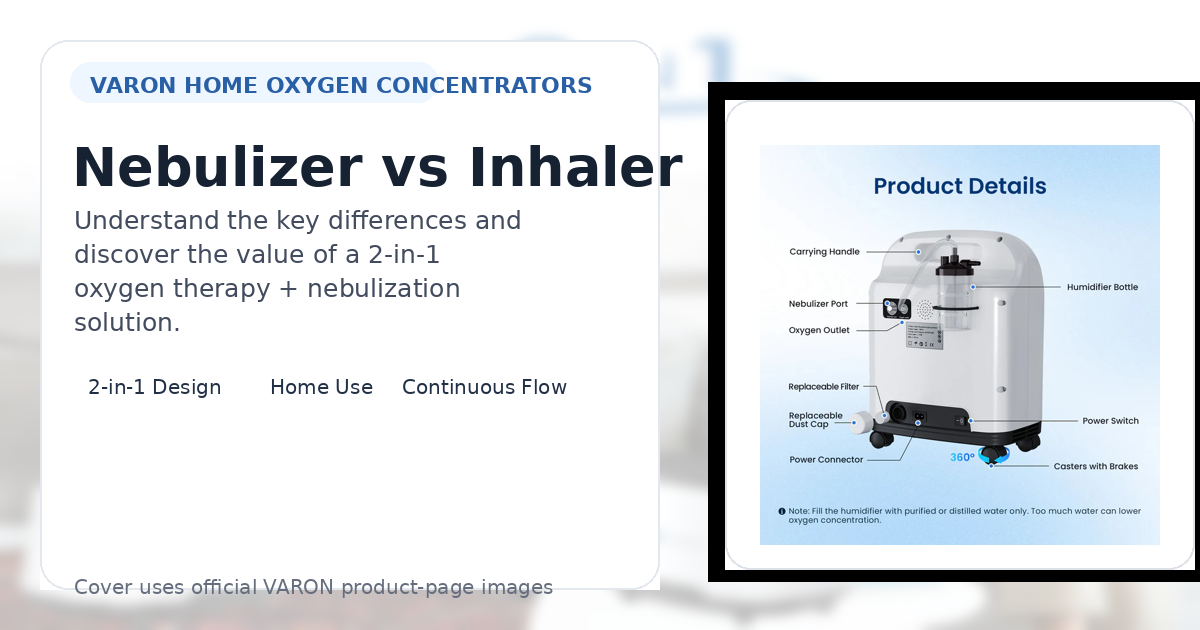 Nebulizer vs Inhaler: What’s the Difference and Which Is Better for Home Use?