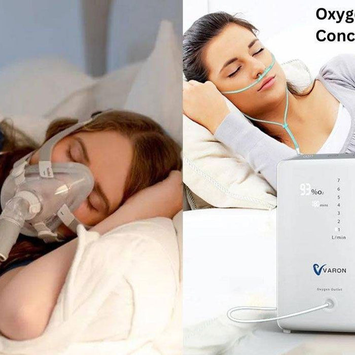 CPAP vs oxygen concentrator