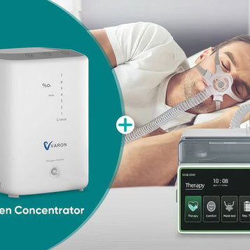 Oxygen concentrator with CPAP Machine
