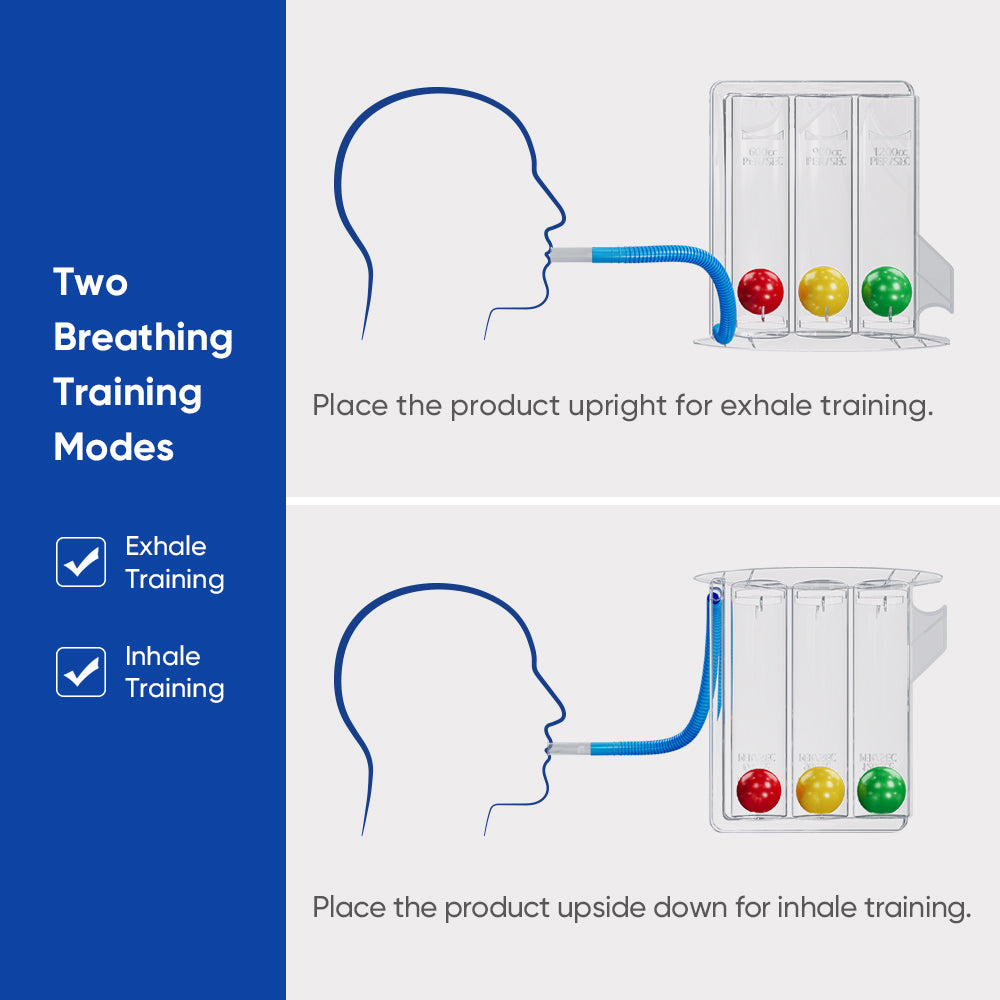 Three-Ball Breathing Exerciser