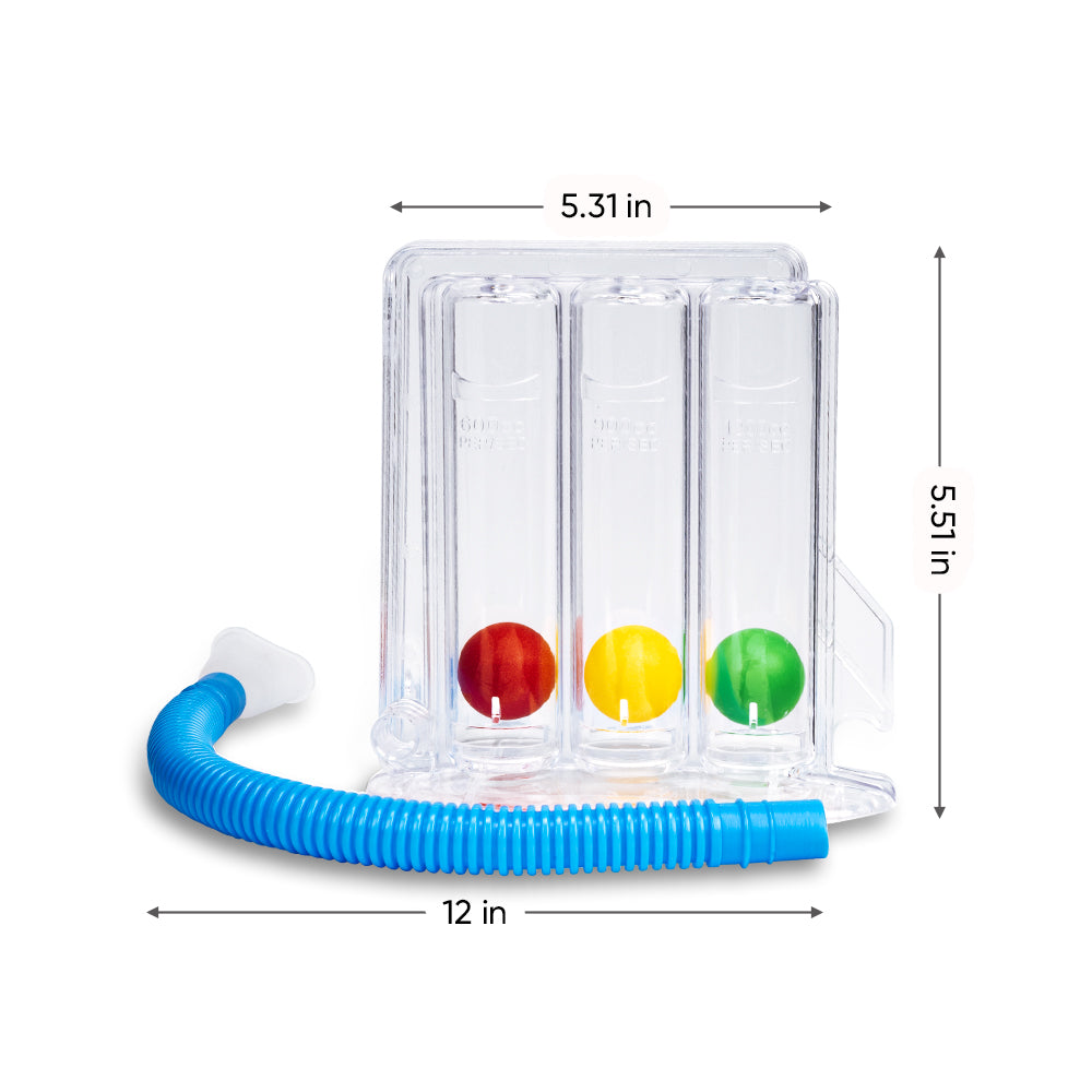 Three-Ball Breathing Exerciser