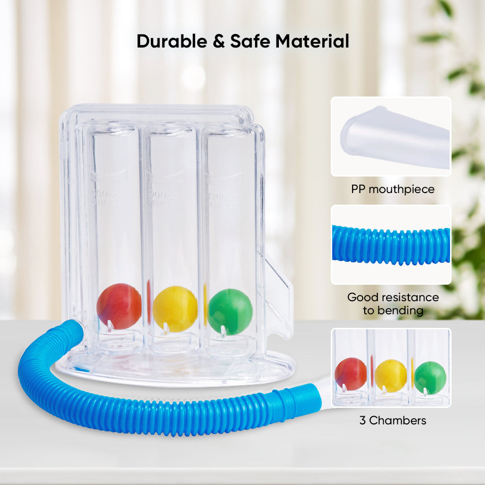 Three-Ball Breathing Exerciser