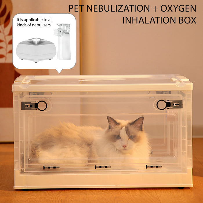 Foldable Pet Oxygen Chamber for Home & Travel