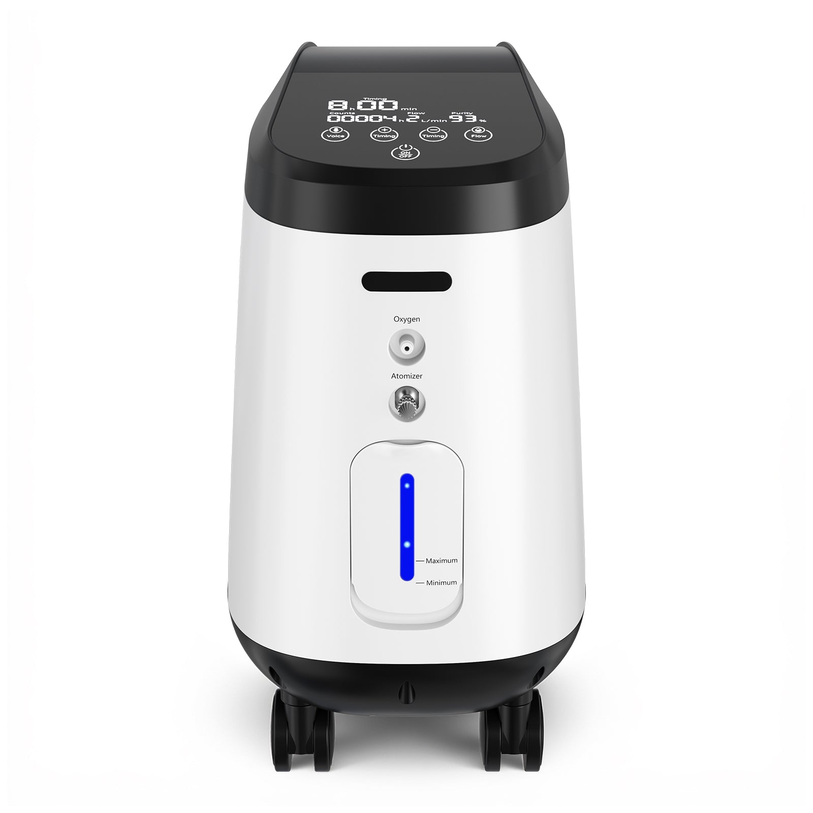 VARON VH-2 Pro Wheel Edition | Continuous Flow Home Oxygen Concentrator (1-9 settings)