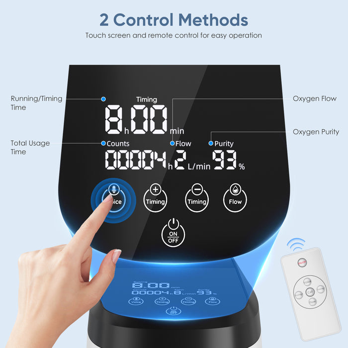 Concentrador de oxígeno doméstico VARON 1-7L/min VH-2