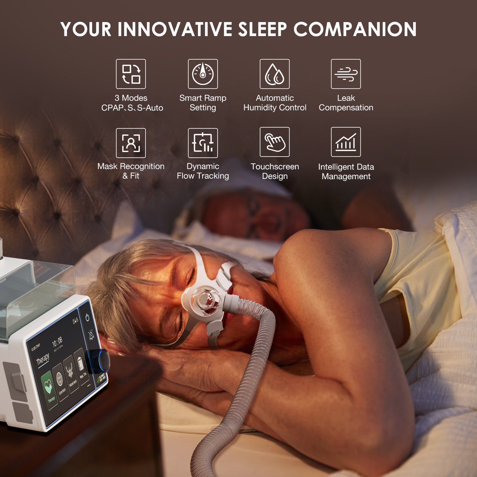 VARON 25S Auto BiPAP Machine — Sunnygrand™