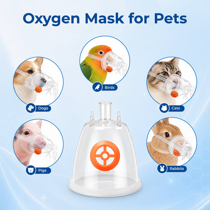 VARON Pet Oxygen Mask – Comfortable Oxygen Support for Your Beloved Pets
