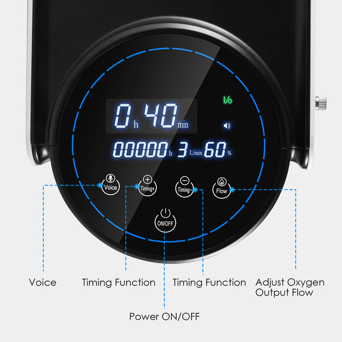 Concentrador de oxígeno doméstico VARON 1-7L/min VH-1