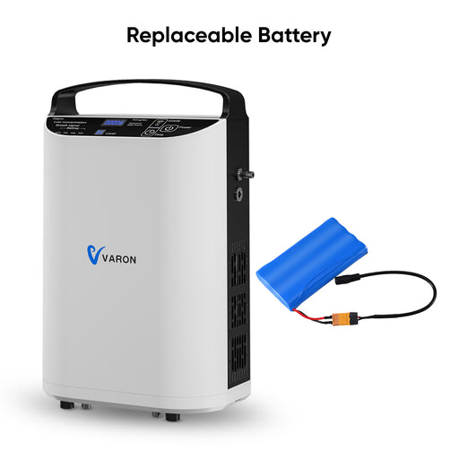 VARON VP-1 Recertified | Pulse Flow Portable Oxygen Concentrator (1-5 settings)