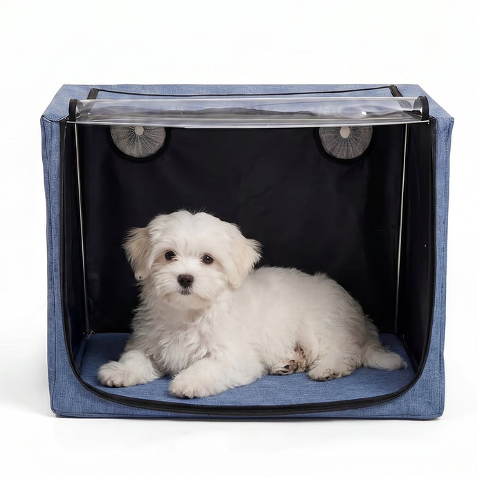 VARON Pet Oxygen Therapy Bundle (for Small Pets) – VH-2 Pro Wheel Edition + 100L Comfort Chamber