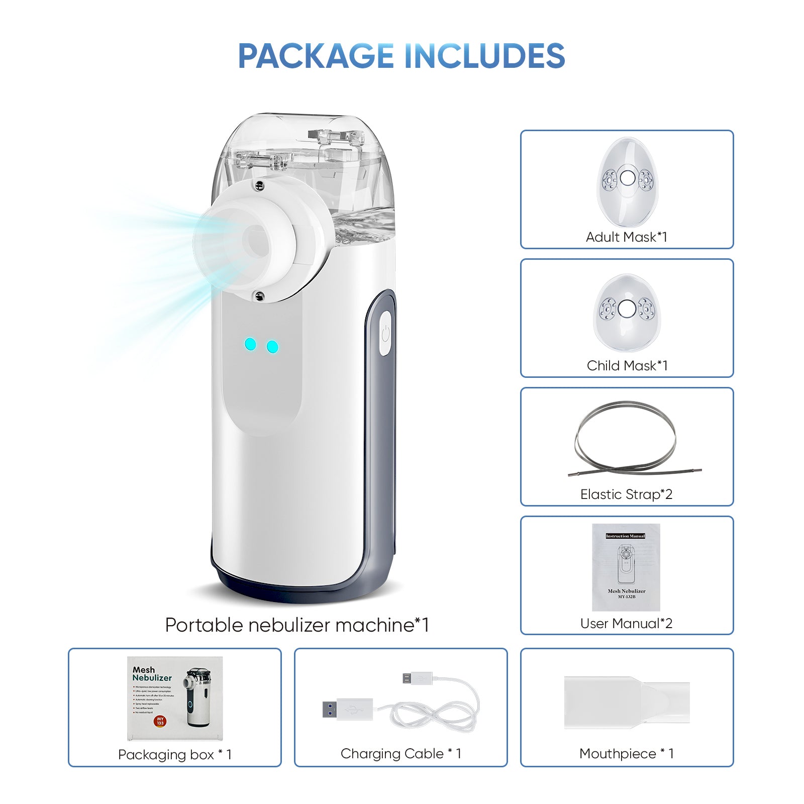 VARON Portable Nebulizer Machine MY-132