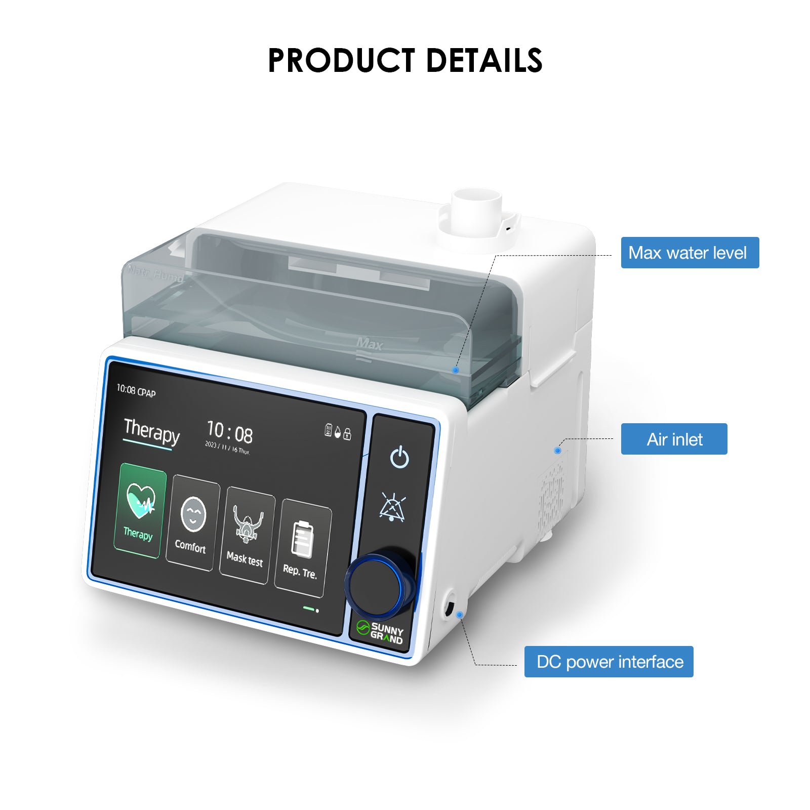 VARON 25S Auto BiPAP Machine — Sunnygrand™