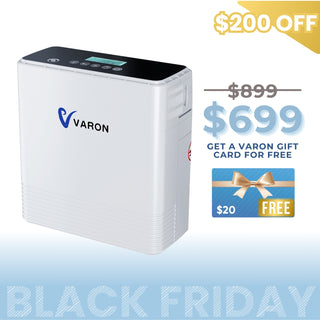 VARON 1-5L Continuous Flow Portable Oxygen Concentrator VP-6