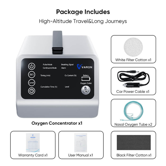 VARON travel oxygen concentrator VT-1 Launch