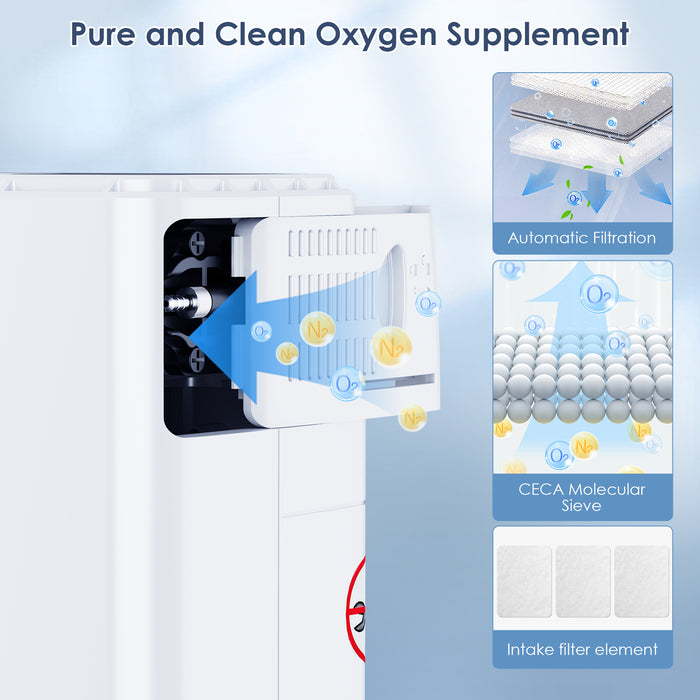 مكثف الأوكسجين المحمول VARON 5L Pulse Flow VP-1