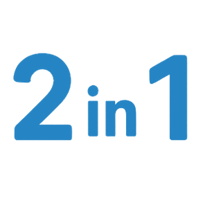 2-in-1 Functionality — Supports both oxygen therapy and nebulizer therapy.