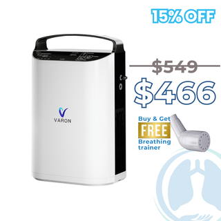 VARON 5L Pulse Flow Portable Oxygen Concentrator VP-1