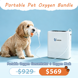 Portable Pet Oxygen Bundle (Portable Oxygen Concentrator+Pet Oxygen Mask)