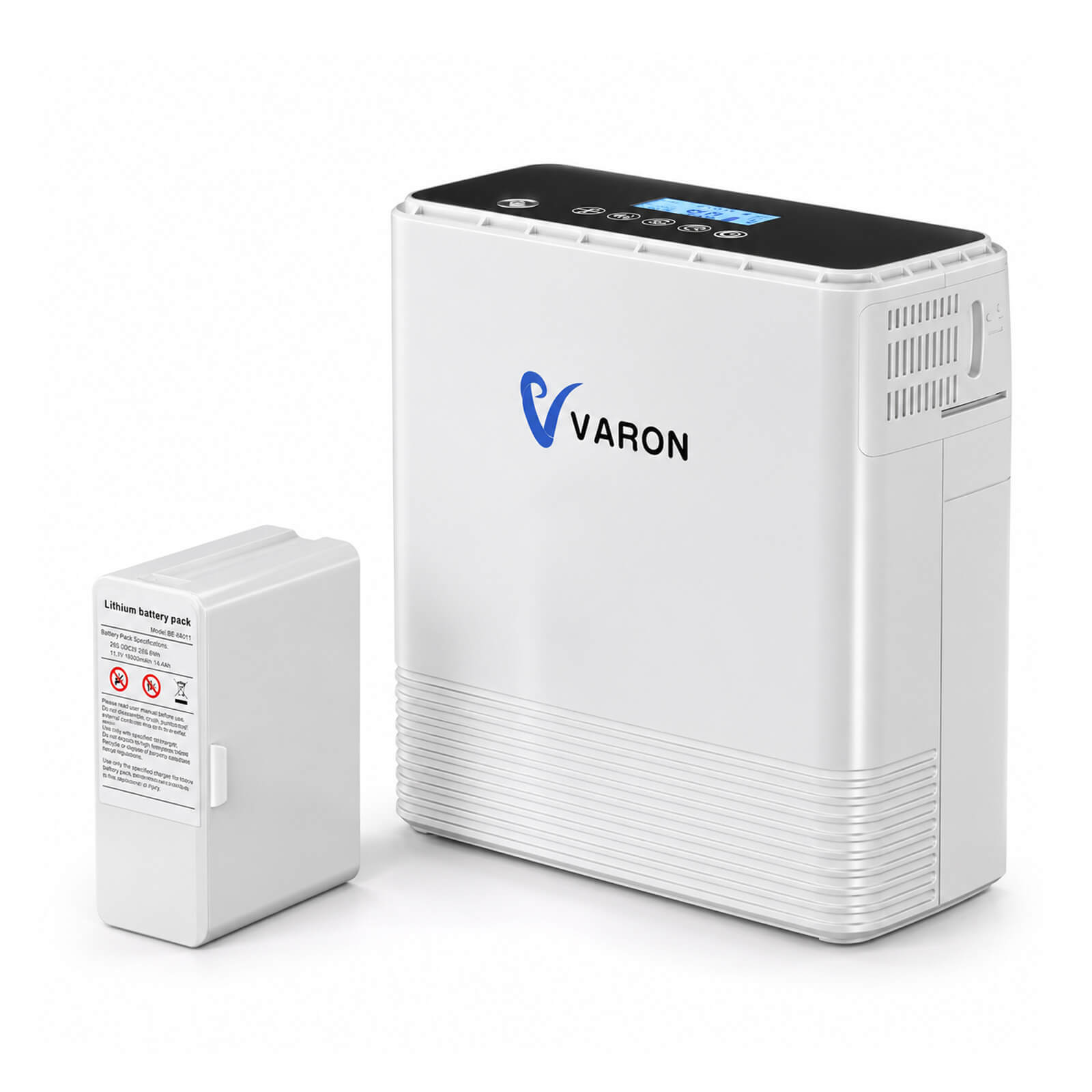 VARON VP-6 | Continuous Flow Portable Oxygen Concentrator (1-6 settings)