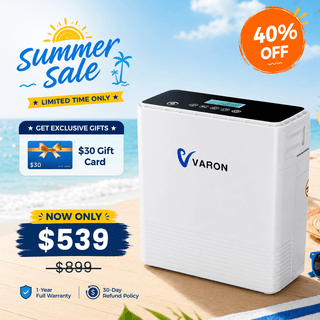 VARON VP-6 | Continuous Flow Portable Oxygen Support (1-6 settings)