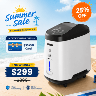 VARON VH-2 Pro | Continuous Flow Home Oxygen Support (1-8 settings)