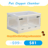 Foldable Pet Oxygen Chamber for Home & Travel