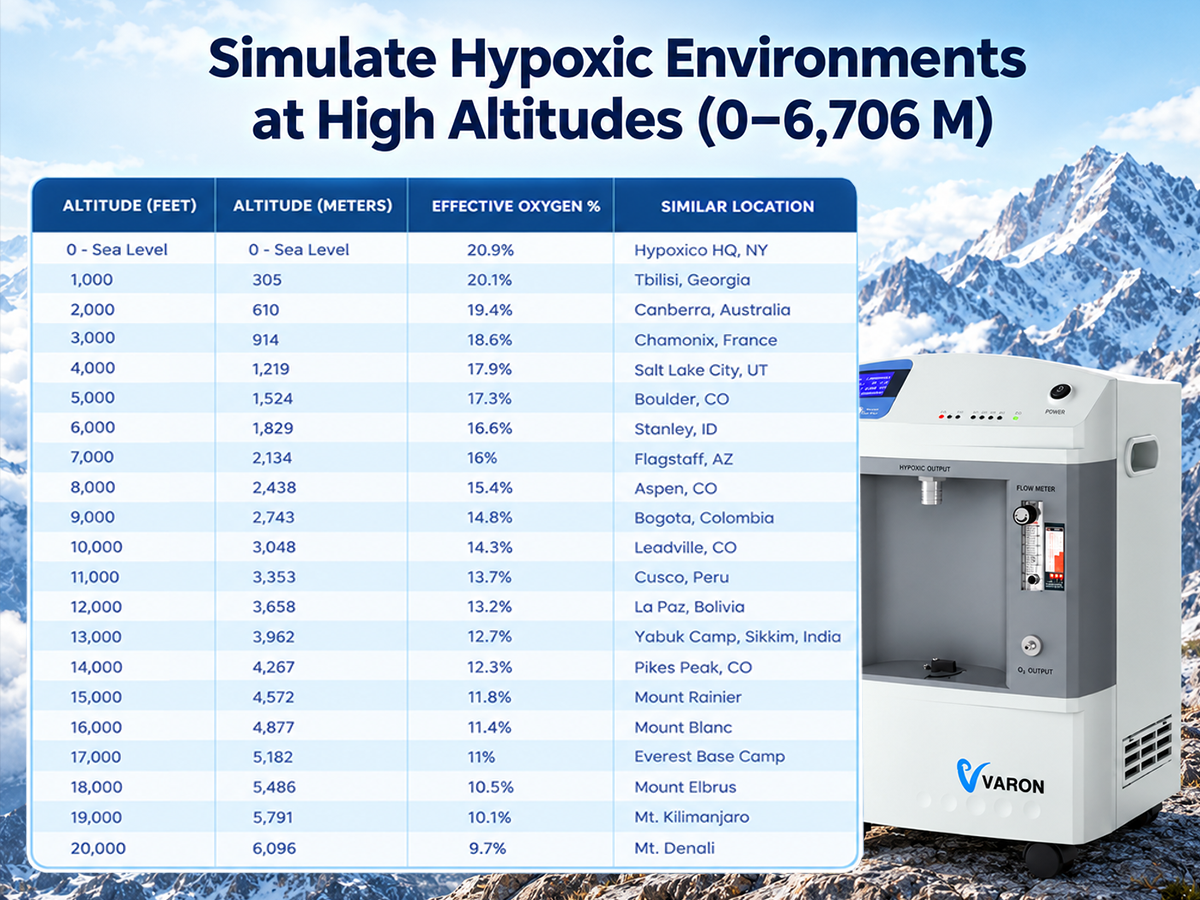 Wide Altitude Simulation Range