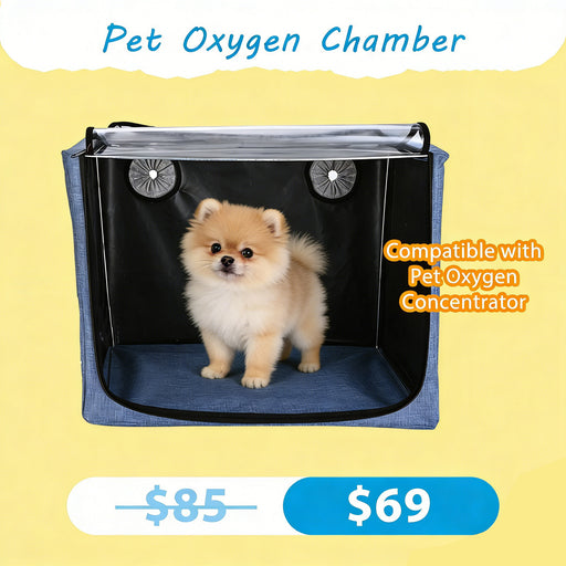 100L Pet Oxygen Chamber – Comfortable Oxygen & Nebulizer Therapy Space