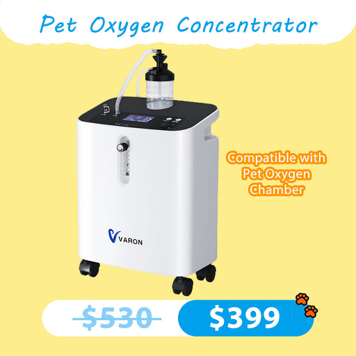 Stationary Pet Oxygen Concentrator | Powered by Serene 3 | Compatible with VARON Pet Oxygen Chamber