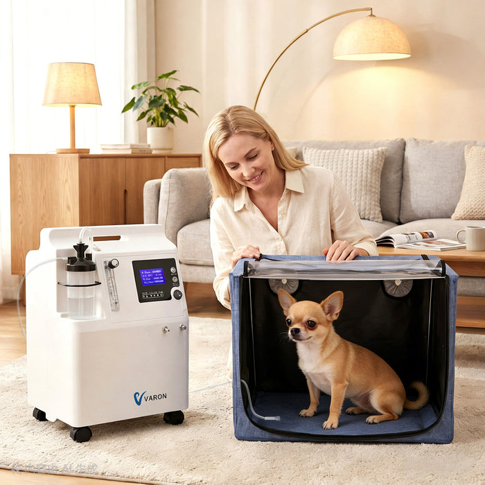 Stationary Pet Oxygen Concentrator | Powered by Serene 5 | Compatible with VARON Pet Oxygen Chamber