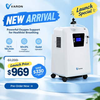 VARON 10L Premium Stationary Oxygen Concentrator Serene 10