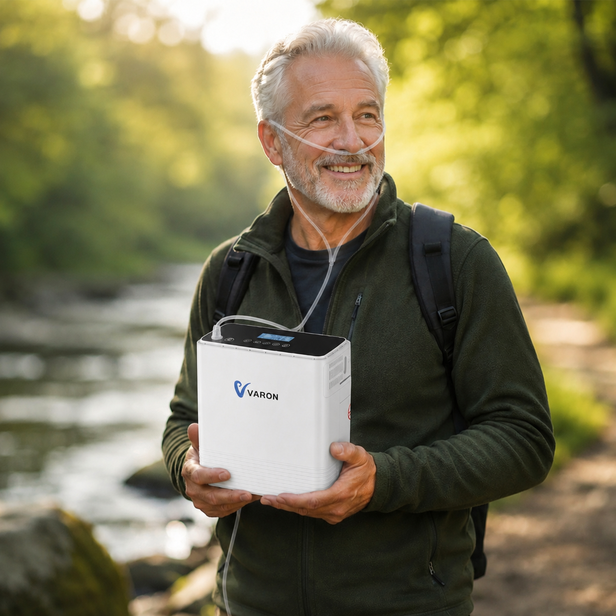 VARON VP-6 | Continuous Flow Portable Oxygen Concentrator (1-6 settings)