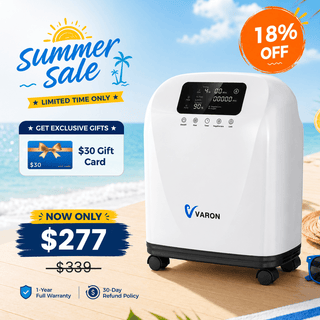 VARON VH-4 | Continuous Flow Home Oxygen Concentrator (1-9 settings)