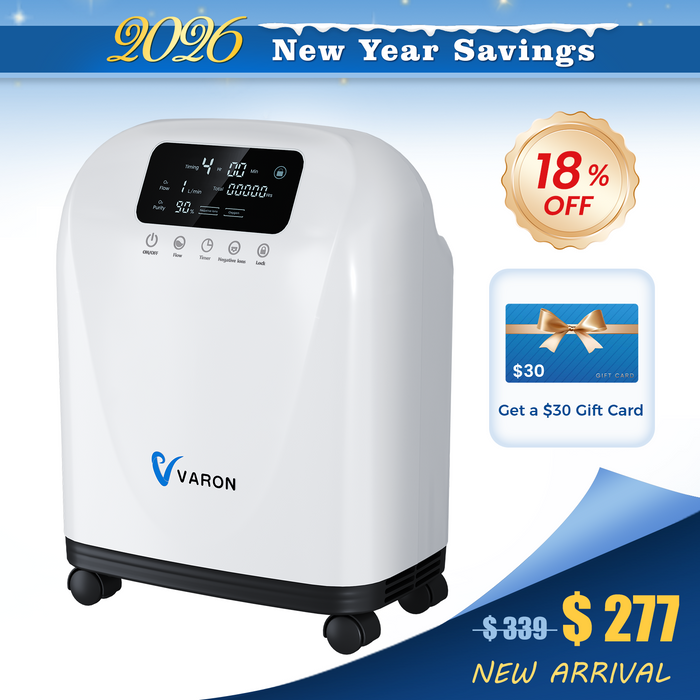 VARON VH-4 | Continuous Flow Home Oxygen Concentrator (1-9 settings)