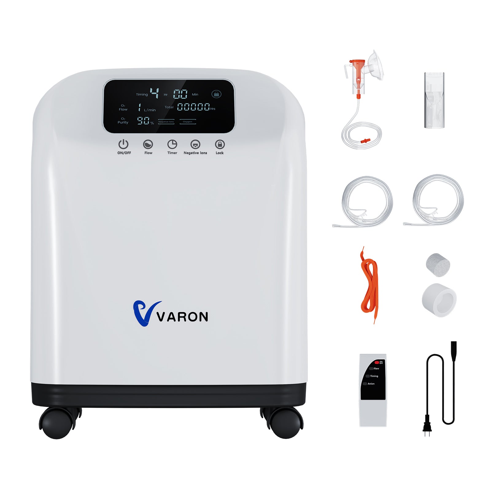 VARON VH-4 | Continuous Flow Home Oxygen Concentrator (1-9 settings)