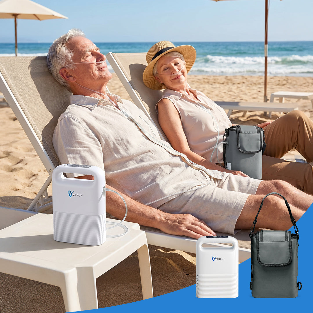 VARON VP-2 | Pulse Flow Portable Oxygen Concentrator (1-5 settings)