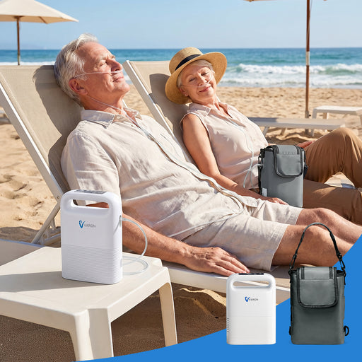 VARON VP-2 | Pulse Flow Portable Oxygen Concentrator (1-5 settings)