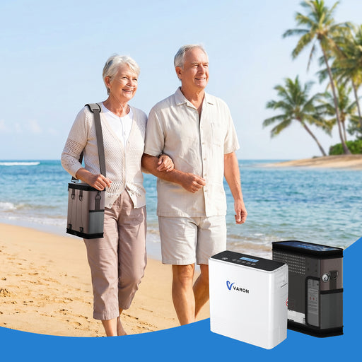 VARON VP-6 | Continuous Flow Portable Oxygen Concentrator (1-6 settings)
