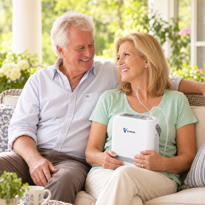 New VARON VP-8G | Pulse Flow Portable Oxygen Concentrator (1-8 settings)
