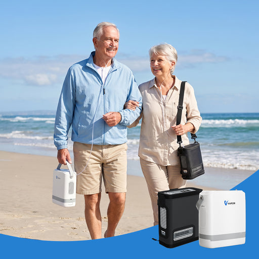 New VARON VP-8G | Pulse Flow Portable Oxygen Concentrator (1-8 settings)