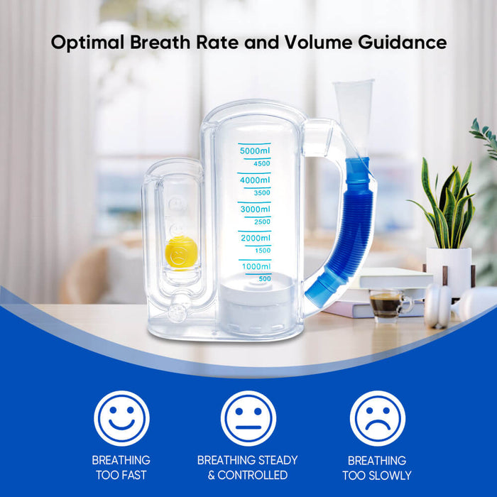 O2 Lung Trainer 5000ML Lung Breathing Trainer — VARON